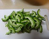 冷たいゴーヤーちゃんぷるー作り方1写真
