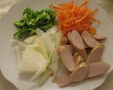 お弁当に♡切干大根de焼きそば作り方3写真
