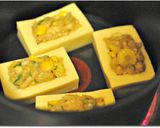茄子と高野豆腐の味噌コーン蒸し煮焼売作り方4写真