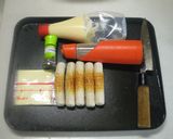 ちくわのスラチマヨバジルペッパー炒め作り方1写真