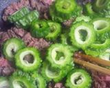 牛肉とゴーヤのオイスターソース炒め作り方3写真
