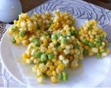 コーンと枝豆とさつまいものかきあげ☆作り方3写真