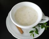 快眠ドリンク！　ホットバナナ蜂蜜ミルク♪作り方2写真