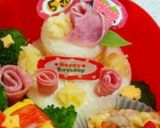 誕生日に！記念日に！ケーキのお弁当♪作り方7写真
