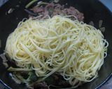 簡単!美味しい!和風牛肉パスタ。作り方8写真