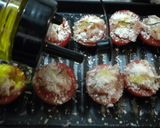 生ハムとトマトの香草焼き作り方4写真