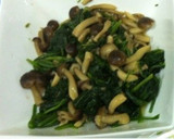 お弁当も☆しめじとほうれん草の中華風和え作り方3写真