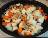 野菜ゴロゴロ♪豚汁風煮込みうどん作り方3写真