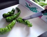 万願寺とうがらしとおじゃこの炊いたん作り方1写真
