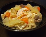 野菜ゴロゴロ♪豚汁風煮込みうどん作り方8写真