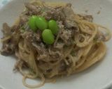 秋のキノコめんたい☆クリームパスタ作り方10写真