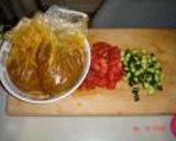 カレー風味じゃあじゃあうどん(１５０円）作り方3写真