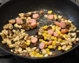 きのこのチーズオムライス♡バター風味♡作り方5写真