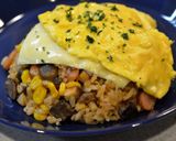 きのこのチーズオムライス♡バター風味♡作り方9写真