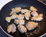チキンの舞茸豆乳ソース作り方2写真