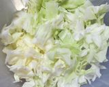 牛肉とキャベツのウスターソース炒め。作り方2写真