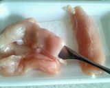 鶏ササミのタルタルソース詰めフライ作り方2写真