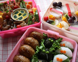 運動会のお弁当2012　肉巻きおにぎり作り方8写真