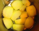 ピンクの煮りんご作り方1写真