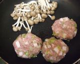 シャキシャキ☆長いも入り和風ハンバーグ作り方3写真