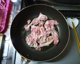 再収穫の豆苗は焼きうどんで。作り方6写真