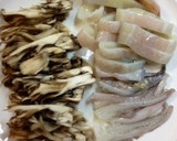 いかと舞茸のマヨ炒め✿作り方1写真