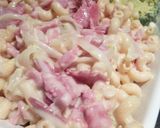 *ハムとチーズのパスタ*ブロッコリー添え作り方9写真