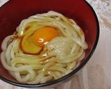 簡単激旨◆塩麹入り釜玉うどん◆作り方3写真