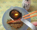 とろ〜り納豆ドレッシングのレタスサラダ作り方4写真