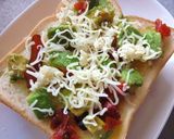 アボカド×福神漬けのカレー風味のトースト作り方3写真