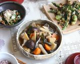 噛むご飯。【高野豆腐と根菜の煮物】作り方19写真