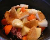 ストウブ鍋で水を使わず☆簡単肉じゃが☆作り方2写真