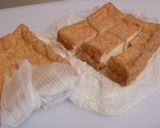 ★カレー厚揚げ*とろ～りチーズ入り★作り方1写真