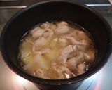 鶏皮とじゃがいも煮作り方2写真