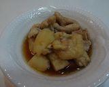 鶏皮とじゃがいも煮作り方4写真