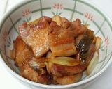 一度で2品出来ちゃう！豚煮とキャベツ丼作り方5写真