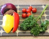 焼サンマと野菜のアジアンドレッシング和え作り方1写真