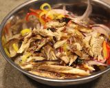 焼サンマと野菜のアジアンドレッシング和え作り方3写真