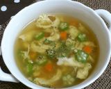 栄養満点＊オクラと卵の彩りスープ作り方5写真