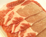 ■豚肉ときのこのレモンバター照り焼き■作り方1写真