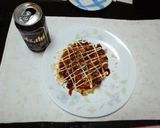 ★ｸﾗﾌﾄﾁｰｽﾞin白菜入りお好み焼★作り方6写真