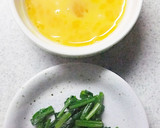 ほうれん草と卵のラーマおじや作り方1写真