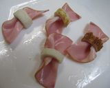 ハムとちくわのりぼん作り方4写真