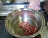 鶏白だしで肉じゃが作り方1写真