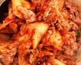 まぐろとキムチでユッケ丼。作り方3写真