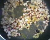 たことオクラのトマトパスタソース作り方3写真