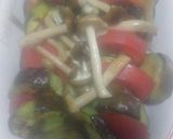 茄子ﾄﾏしめじのﾁｰｽﾞ焼き作り方2写真