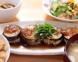 うちの揚げなすのタレ。海老はさみ揚げ作り方5写真