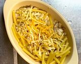 鶏肉と豆腐の豆乳マカロニグラタン作り方3写真