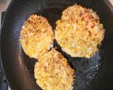 コーンなごはんバーグ♪作り方5写真